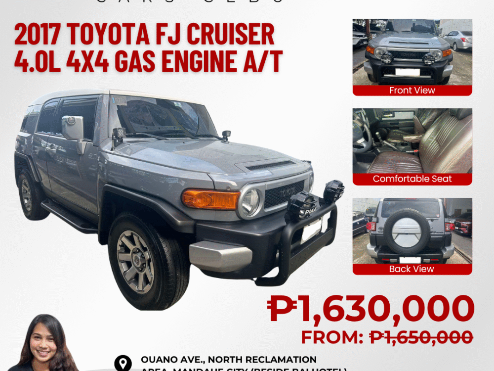 2017 TOYOTA FJ CRUISER