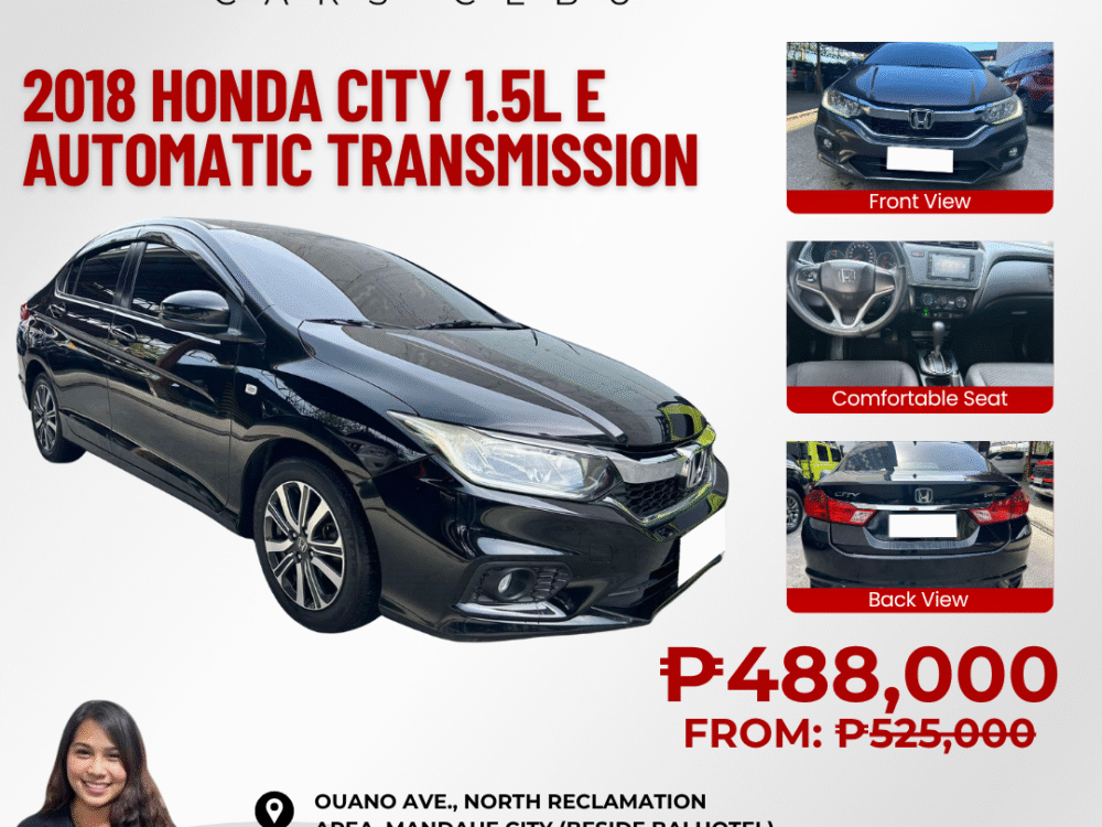 2018 HONDA CITY 1.5L E AUTOMATIC TRANSMISSION