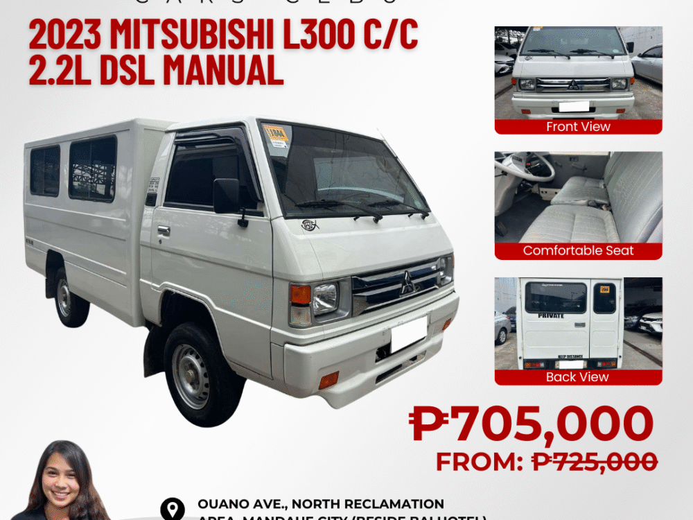 2023 MITSUBISHI L300 FB 2.2L Diesel Engine