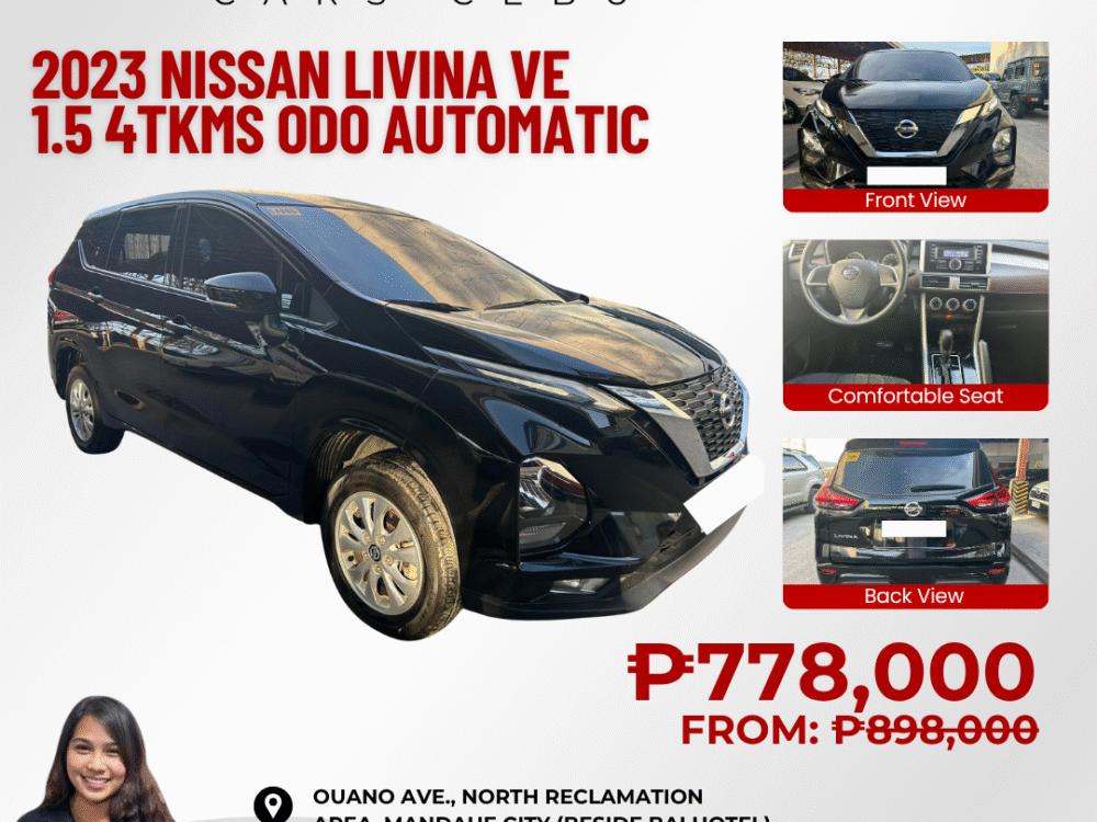 2023 NISSAN LIVINA 1.5L VE AUTOMATIC TRANSMISSION