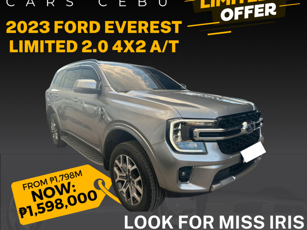 2023 FORD EVEREST LIMITED TURBO 2.0L DSL 4X2 AUTOMATIC TRANSMISSION