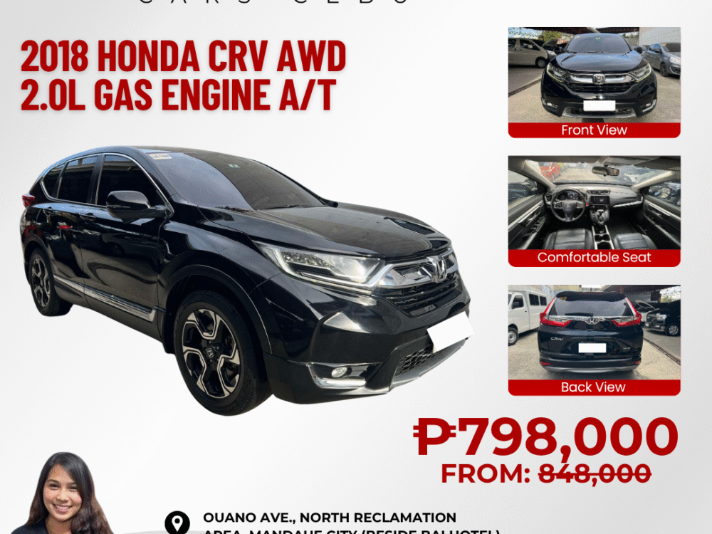 2018 HONDA CRV 2.0L G 4X2 AUTOMATIC TRANSMISSION