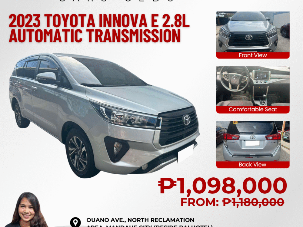 2023 TOYOTA INNOVA E 2.8L AUTOMATIC TRANSMISSION
