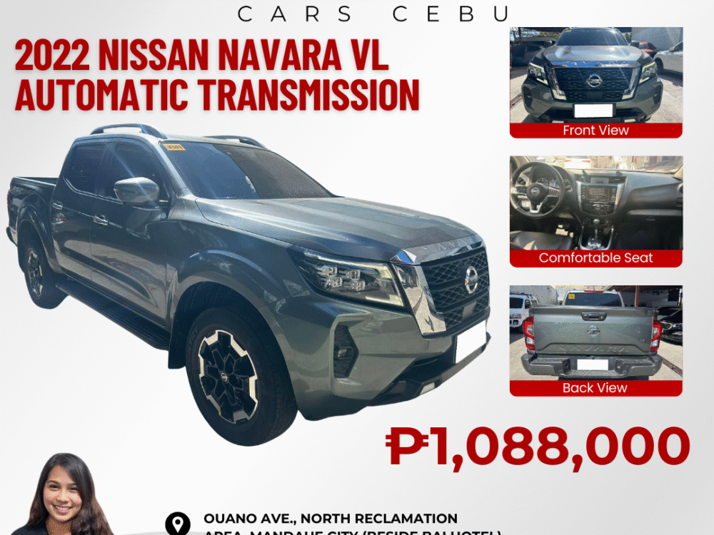 2022 NISSAN NAVARA VL AUTOMATIC TRANSMISSION