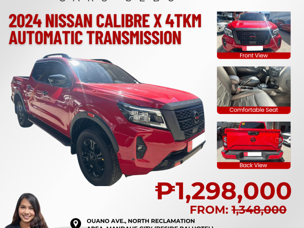 2024 NISSAN CALIBRE X 4TKM ONLY AUTOMATIC TRANSMISSION