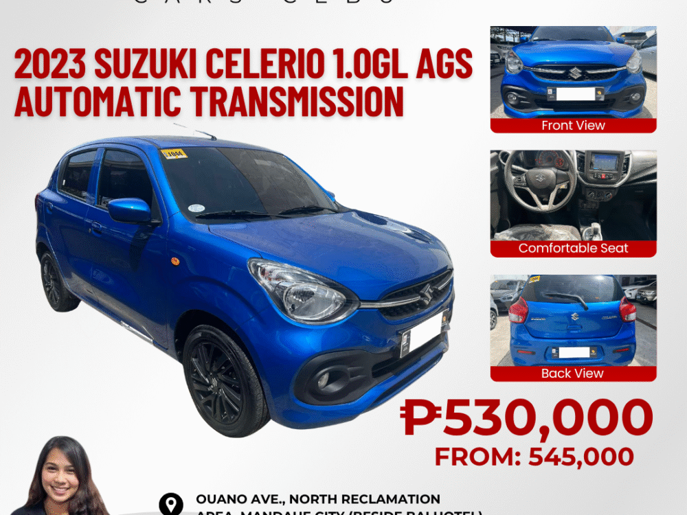 2023 SUZUKI CELERIO 1.0GL AGS AUTOMATIC TRANSMISSION
