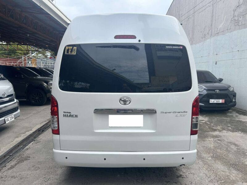 2018 TOYOTA HIACE SUPER GRANDIA LXV 3.0L DSL AUTOMATIC TRANSMISSION