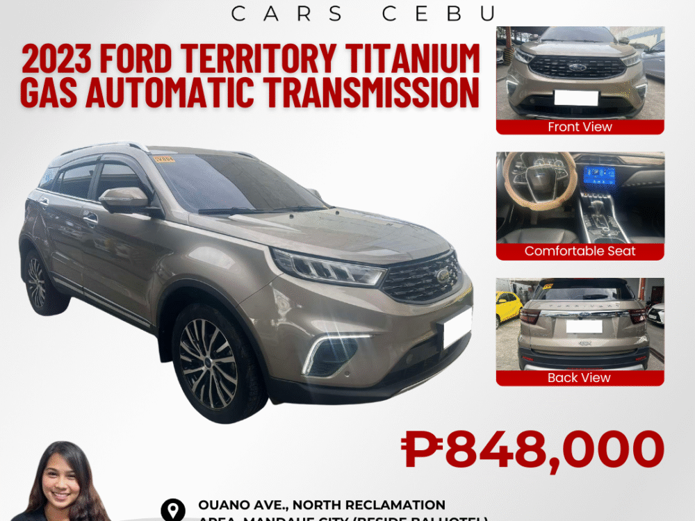 2023 FORD TERRITORY TITANIUM 18TKM GAS AUTOMATIC TRANSMISSION