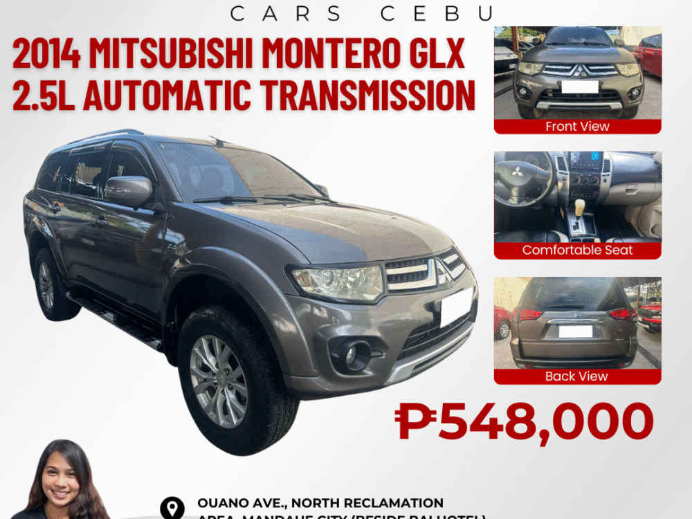 2014 MITSUBISHI MONTERO 2.5L GLX AUTOMATIC TRANSMISSION