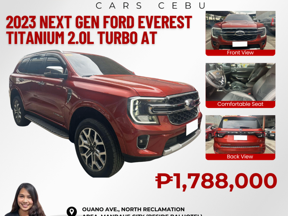 2023 NEXT GEN FORD EVEREST TITANIUM 2.0L TURBO AUTOMATIC TRANSMISSION