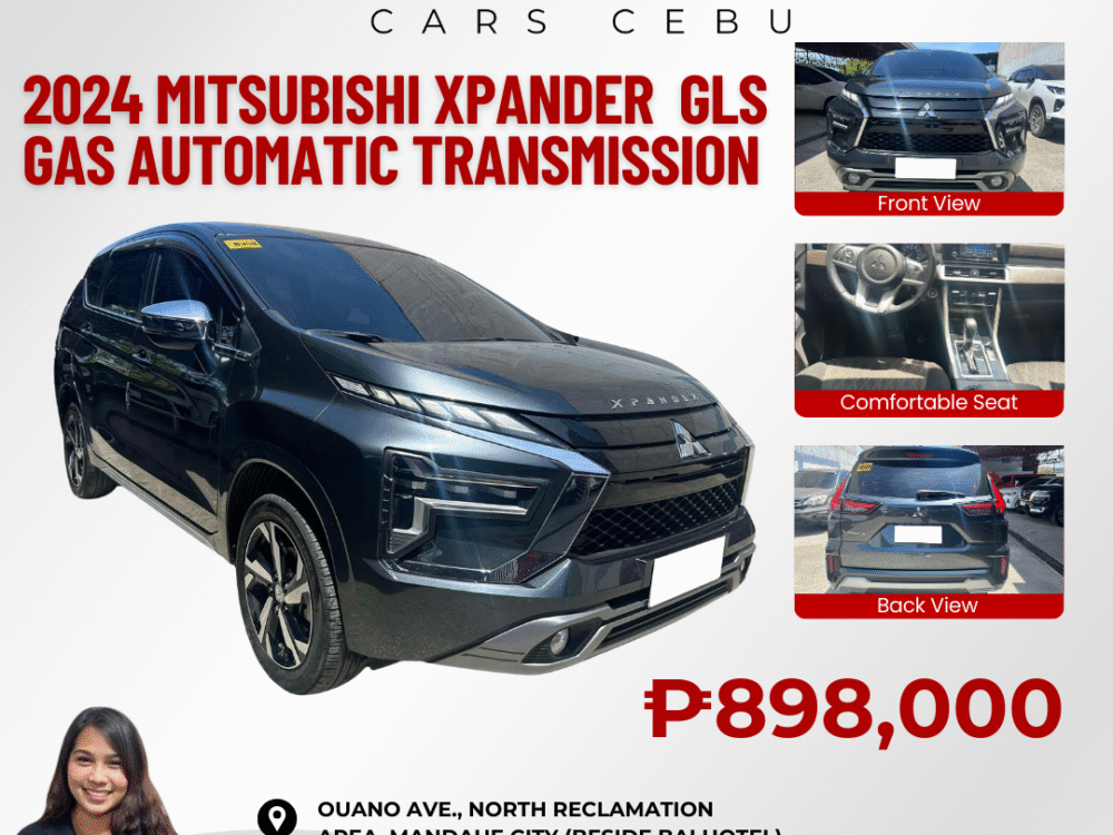 2024 MITSUBISHI XPANDER GAS 1.5L GLS AUTOMATIC TRANSMISSION