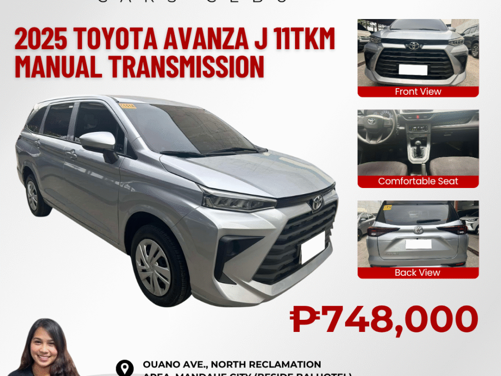 2025 TOYOTA AVANZA J 11TKM ODO MANUAL TRANSMISSION