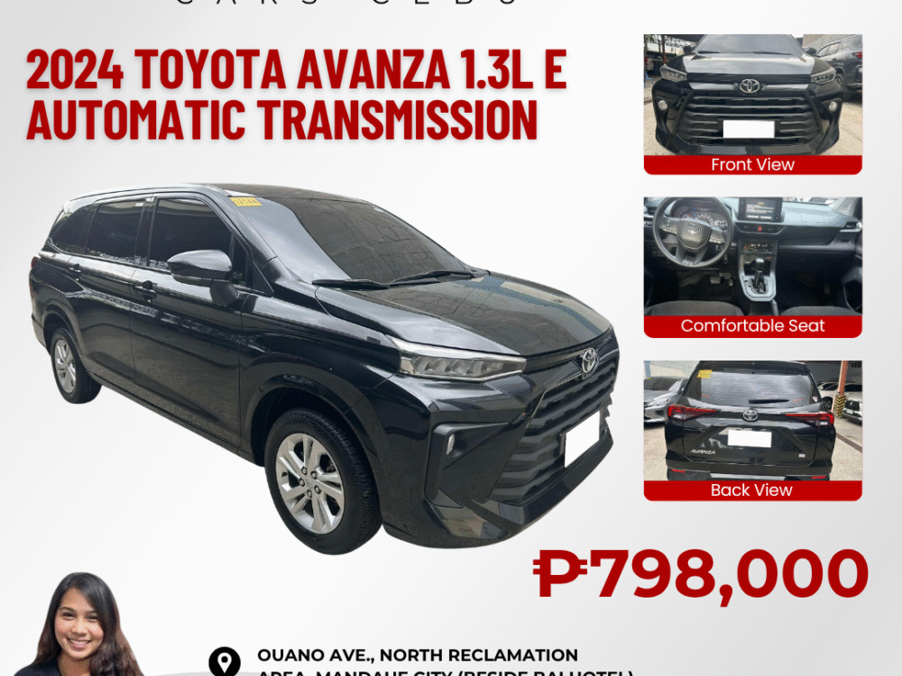 2024 TOYOTA AVANZA 1.3L E AUTOMATIC TRANSMISSION