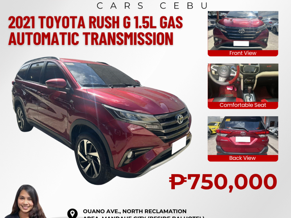 2021 TOYOTA RUSH G 1.5L AUTOMATIC TRANSMISSION