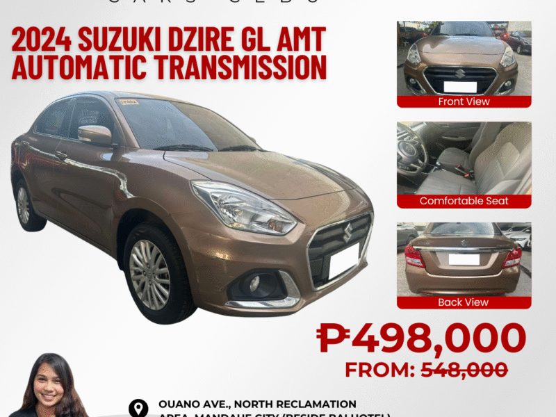 2024 SUZUKI DZIRE GL AMT AUTOMATIC TRANSMISSION