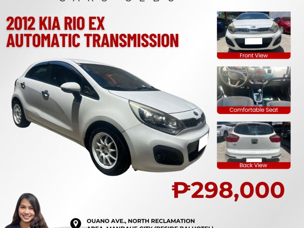 2012 KIA RIO EX AUTOMATIC TRANSMISSION