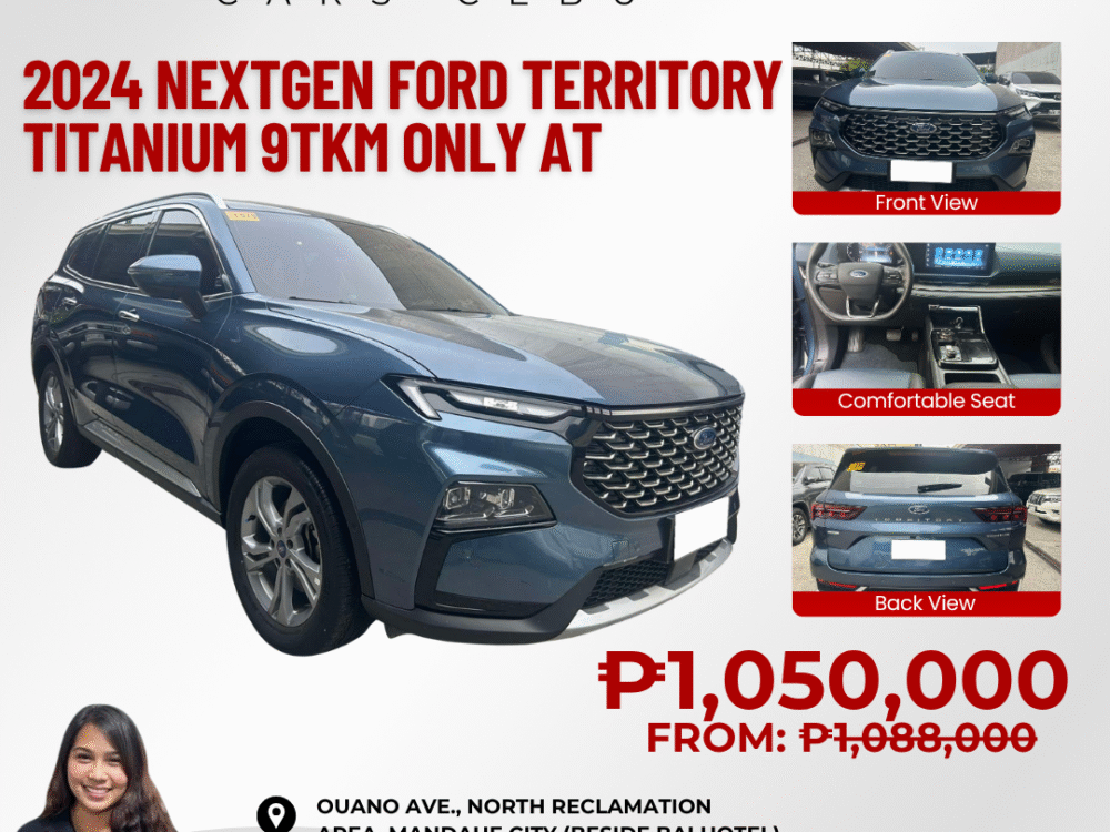 2024 NEXT GEN FORD TERRITORY TITANIUM 9TKM ONLY AUTOMATIC