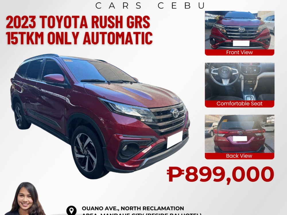 2023 TOYOTA RUSH GRS 15TKM ONLY AUTOMATIC TRANSMISSION