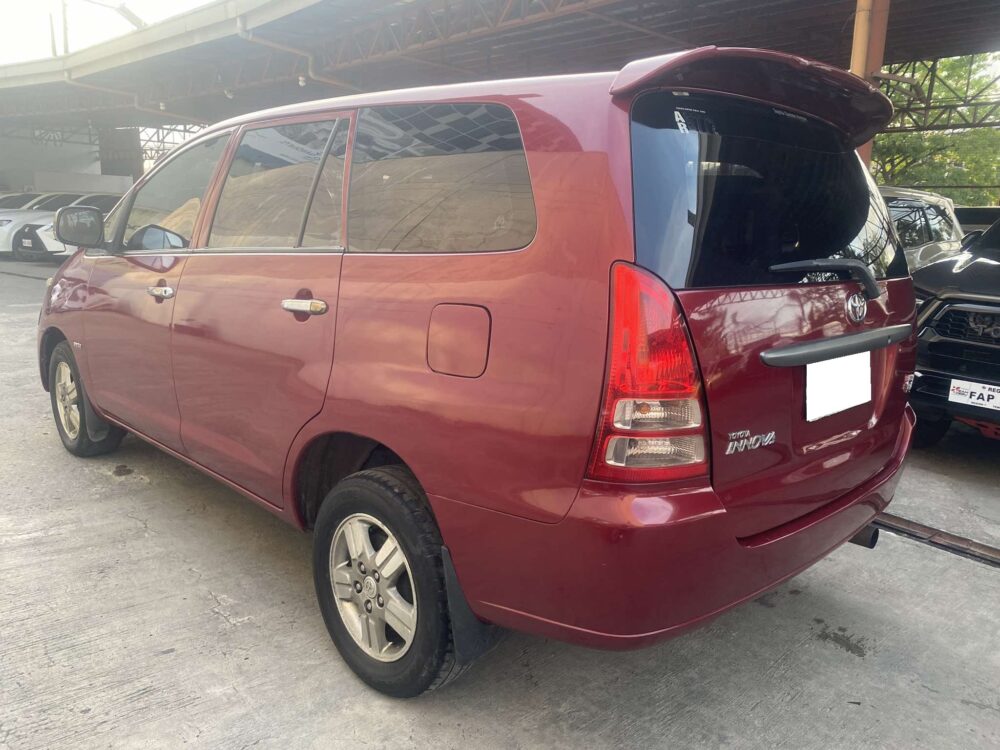 2008 TOYOTA INNOVA E 2.0L GASOLINE AUTOMATIC TRANSMISSION