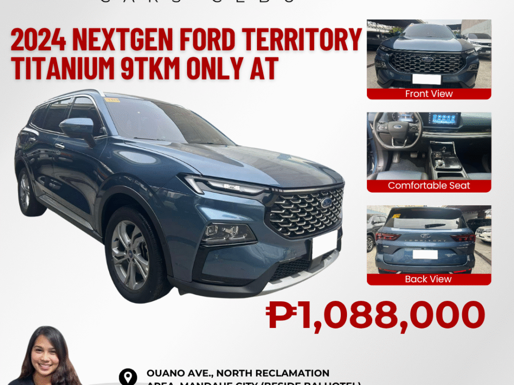 2024 NEXT GEN FORD TERRITORY TITANIUM 9TKM ONLY AUTOMATIC