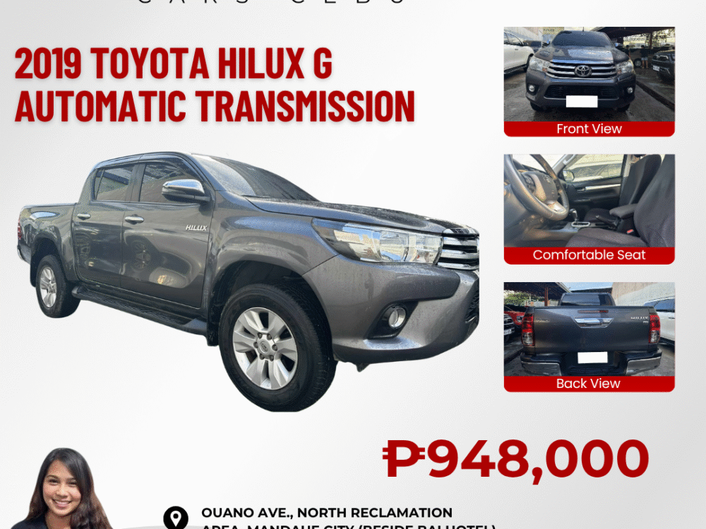 2019 TOYOTA HILUX G AUTOMATIC TRANSMISSION
