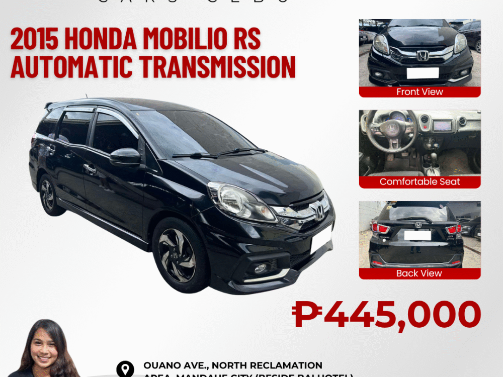 2015 HONDA MOBILIO RS 1.5L iVTEC AUTOMATIC TRANSMISSION