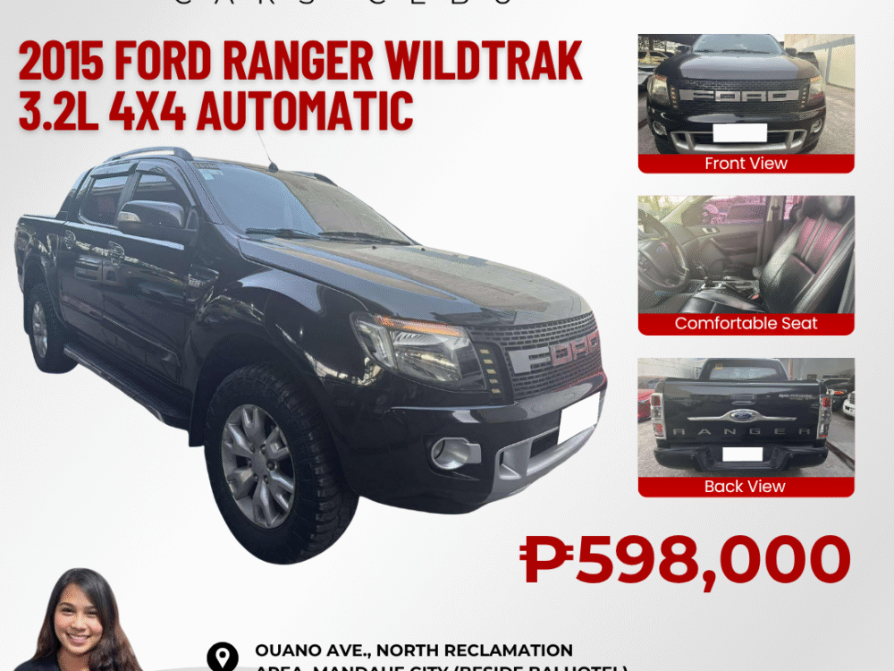 2015 FORD RANGER WILDTRAK 3.2L 4x4 AUTOMATIC TRANSMISSION