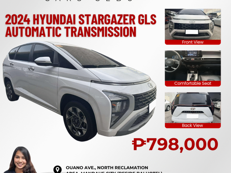 2024 HYUNDAI STARGAZER GLS AUTOMATIC TRANSMISSION
