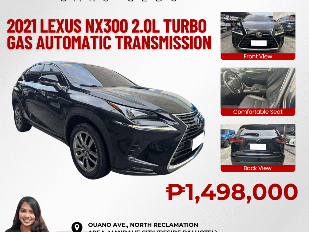 2021 LEXUS NX300 2.0L TURBO GAS AUTOMATIC TRANSMISSION