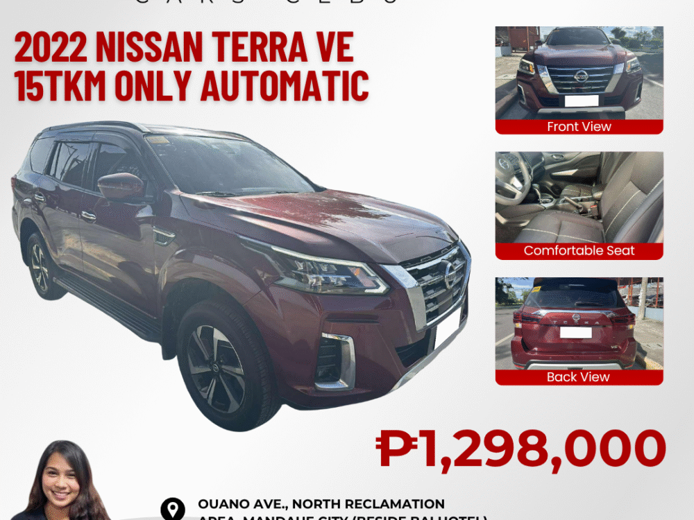 2022 NISSAN TERRA VE 15TKM ONLY AUTOMATIC TRANSMISSION