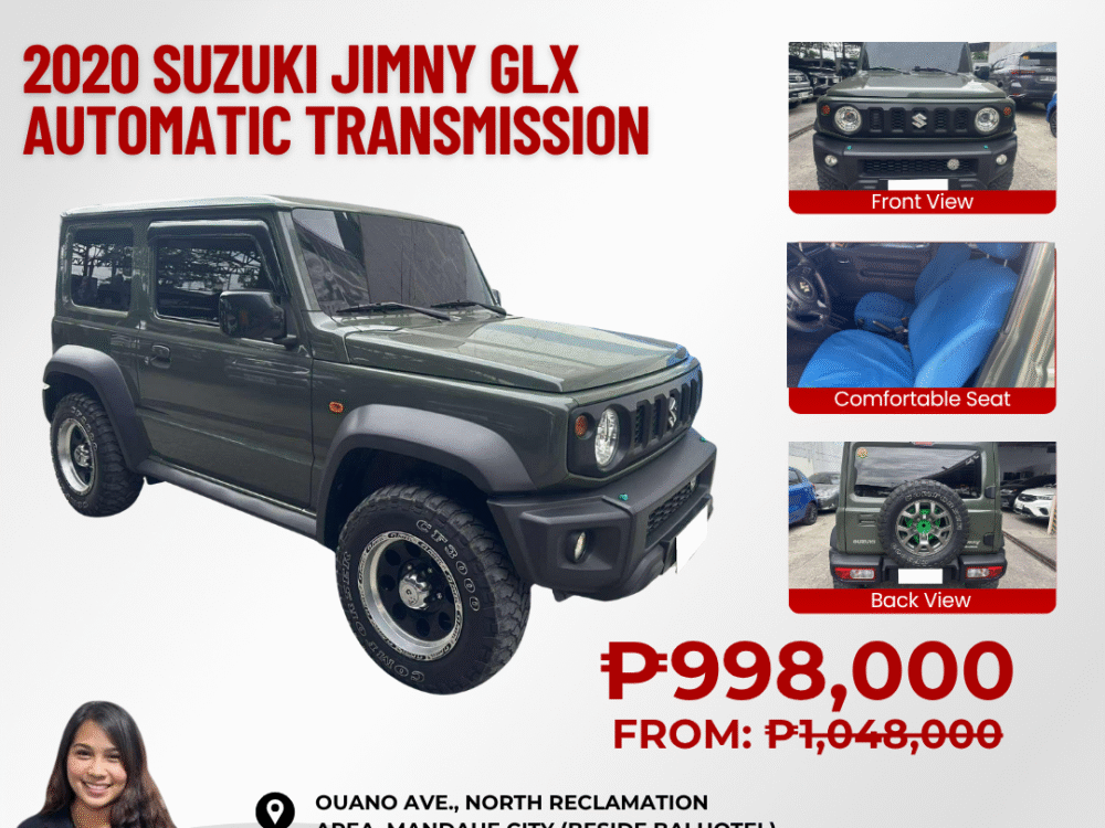 2020 SUZUKI JIMNY GLX AUTOMATIC TRANSMISSION