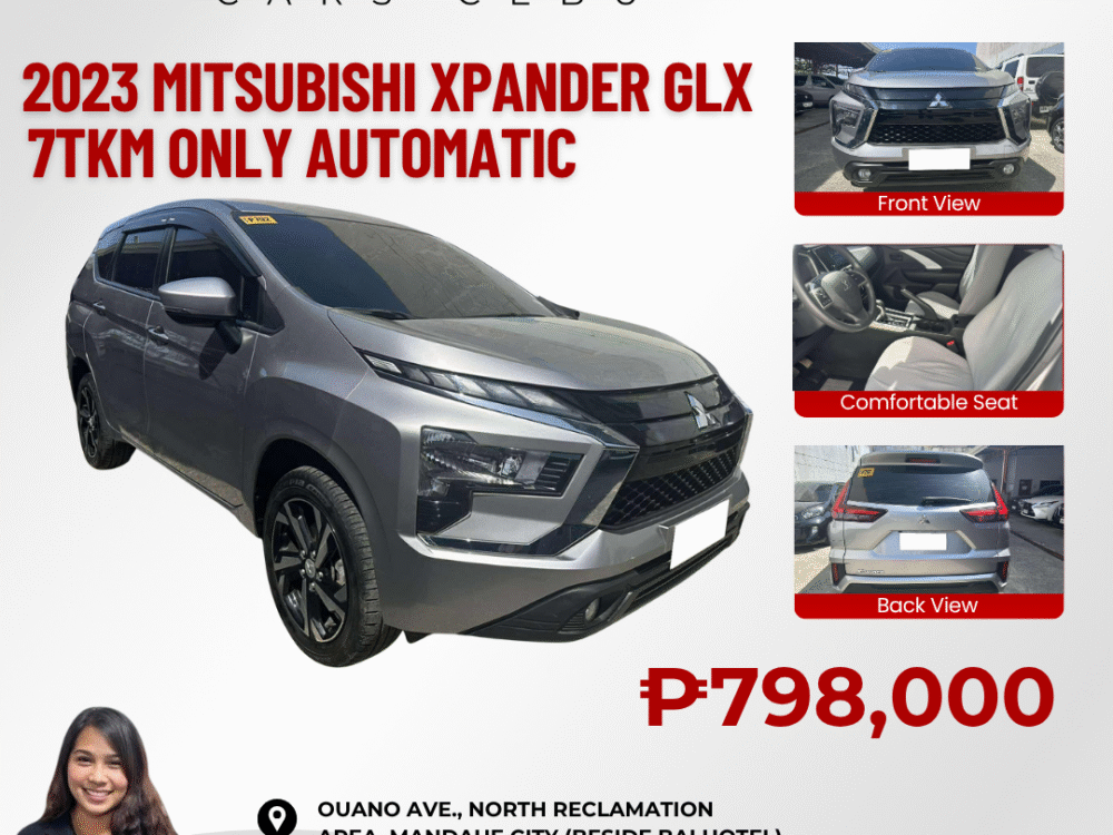 2023 MITSUBISHI XPANDER GLX 7TKM ONLY AUTOMATIC TRANSMISSION