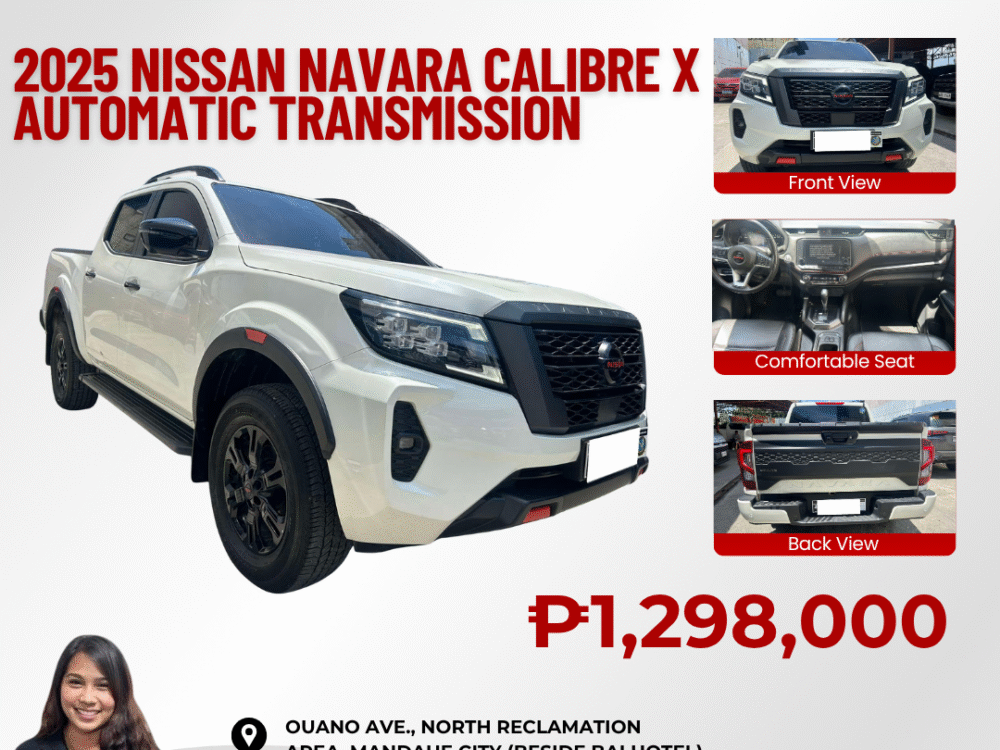 2025 NISSAN NAVARA CALIBRE X AUTOMATIC TRANSMISSION