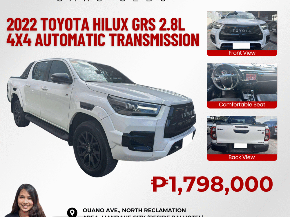 2022 TOYOTA HILUX GRS 2.8L 4x4 AUTOMATIC TRANSMISSION