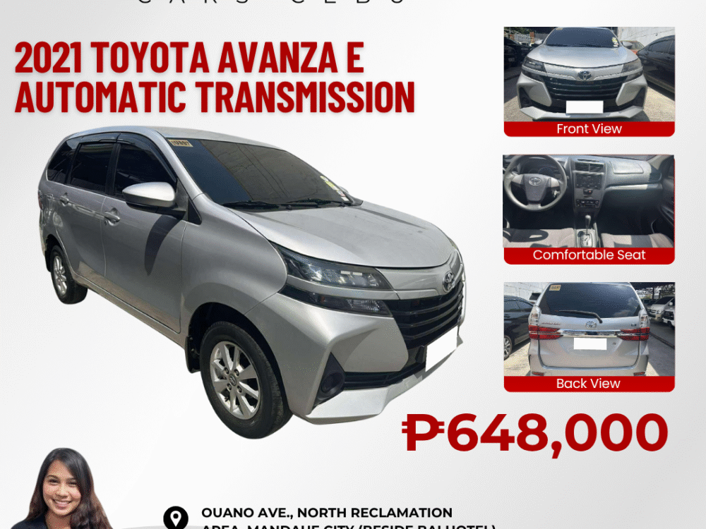 2021 TOYOTA AVANZA E AUTOMATIC TRANSMISSION