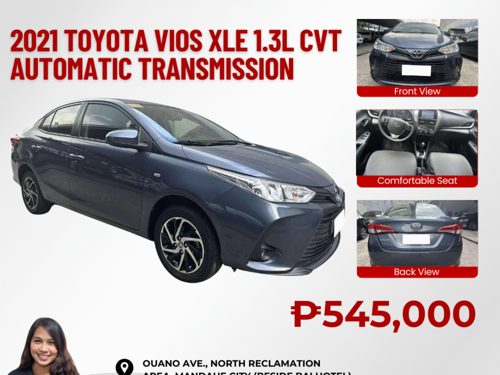 2021 TOYOTA VIOS XLE 1.3L CVT AUTOMATIC TRANSMISSION