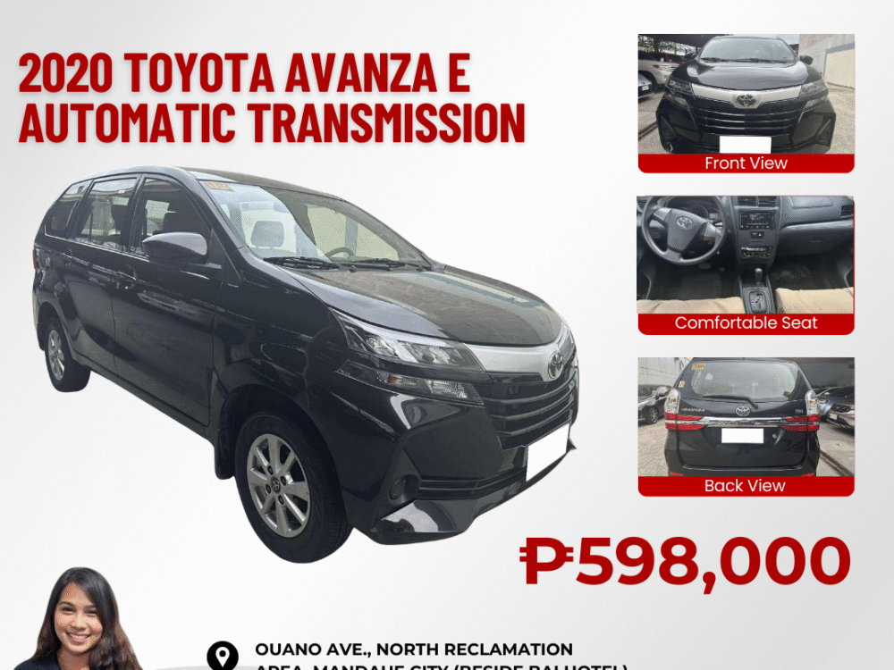 2020 TOYOTA AVANZA E AUTOMATIC TRANSMISSION