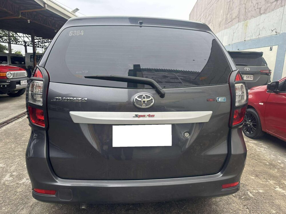 2016 TOYOTA AVANZA E MANUAL TRANSMISSION