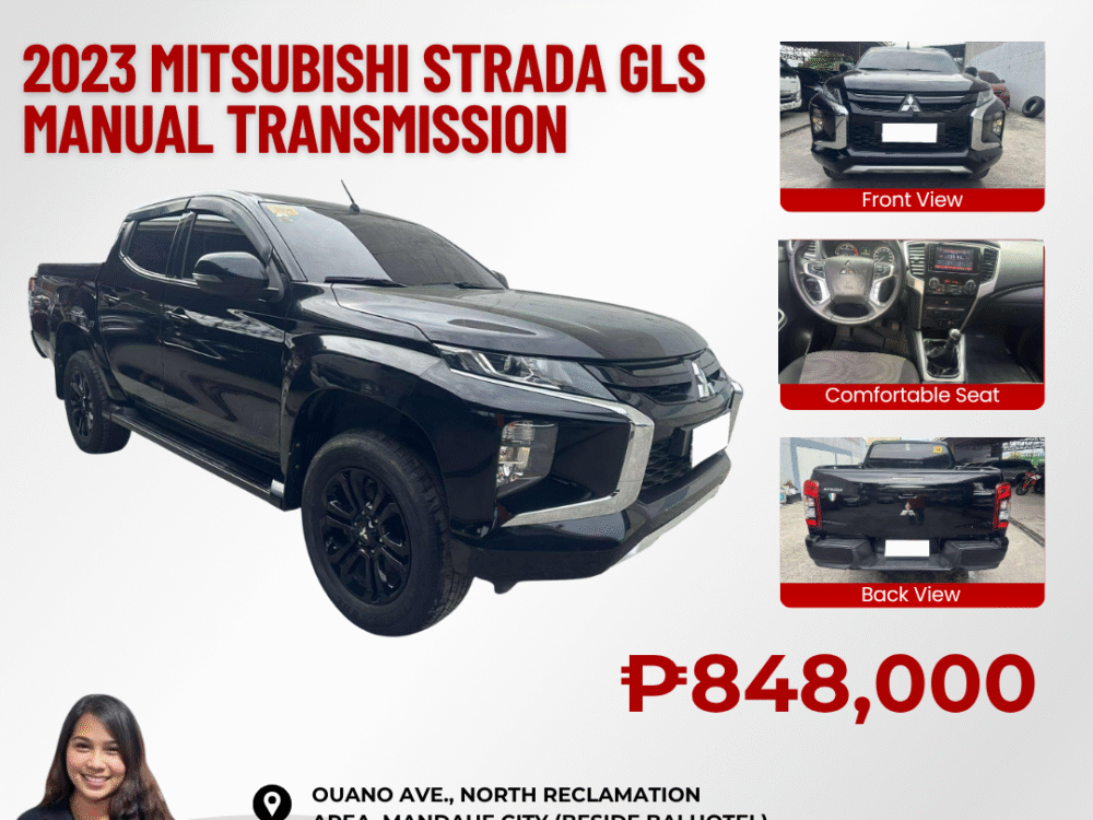 2023 MITSUBISHI STRADA GLS MANUAL TRANSMISSION
