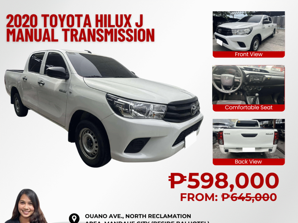 2020 TOYOTA HILUX J MANUAL TRANSMISSION