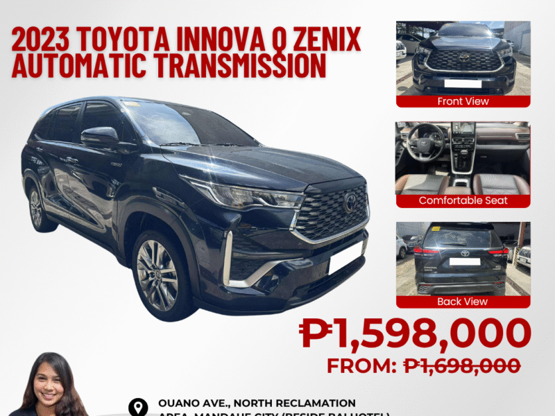 2023 TOYOTA INNOVA Q ZENIX AUTOMATIC TRANSMISSION