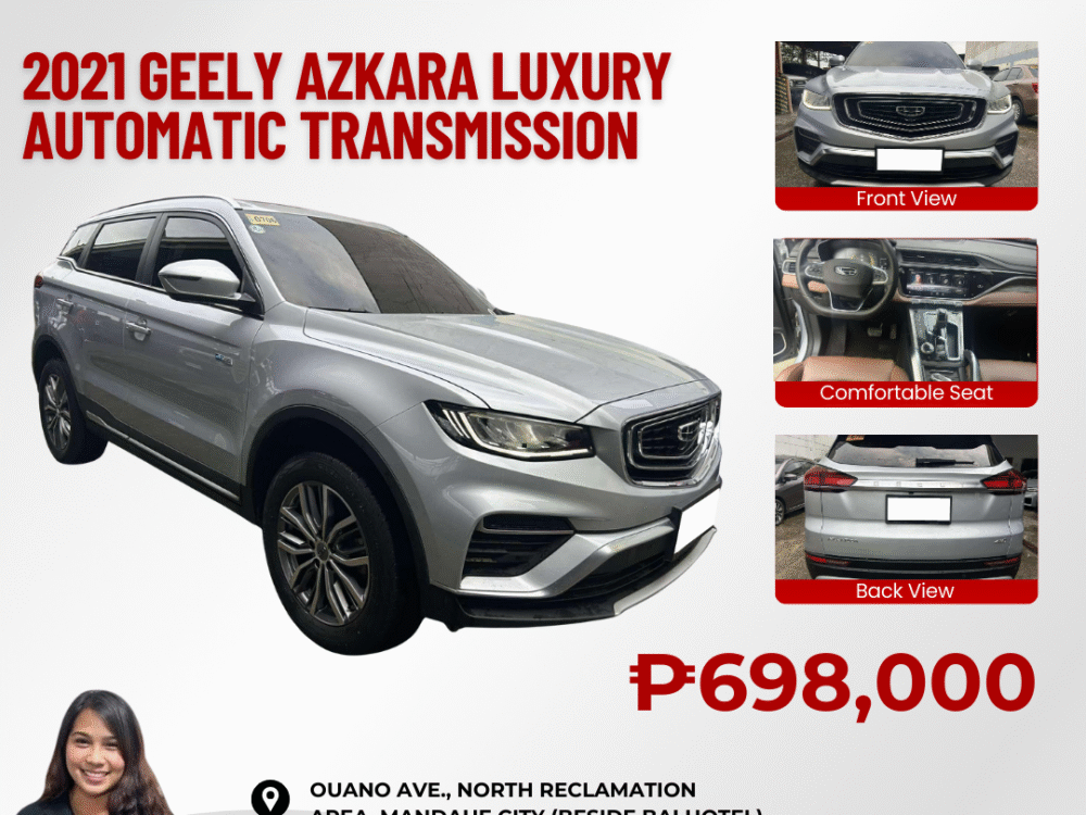 2021 GEELY AZKARA LUXURY AUTOMATIC TRANSMISSION