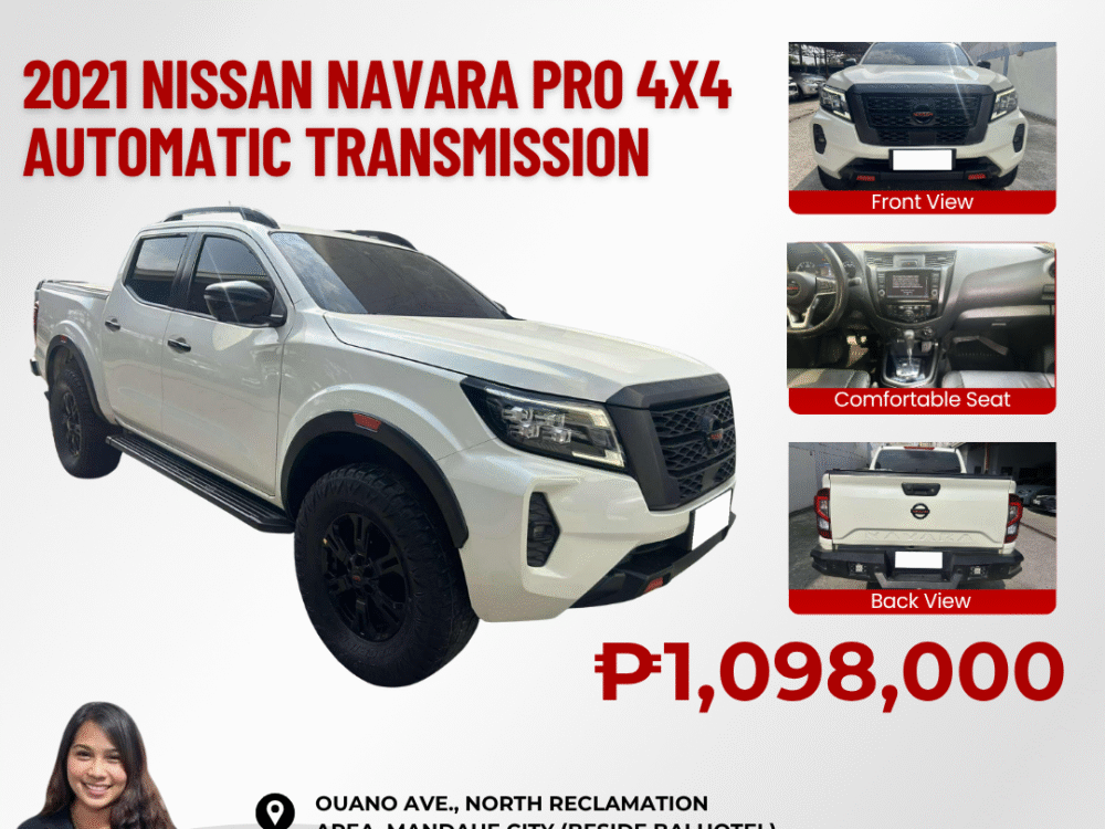 2021 NISSAN NAVARA PRO 4 X 4x4 AUTOMATIC TRANSMISSION