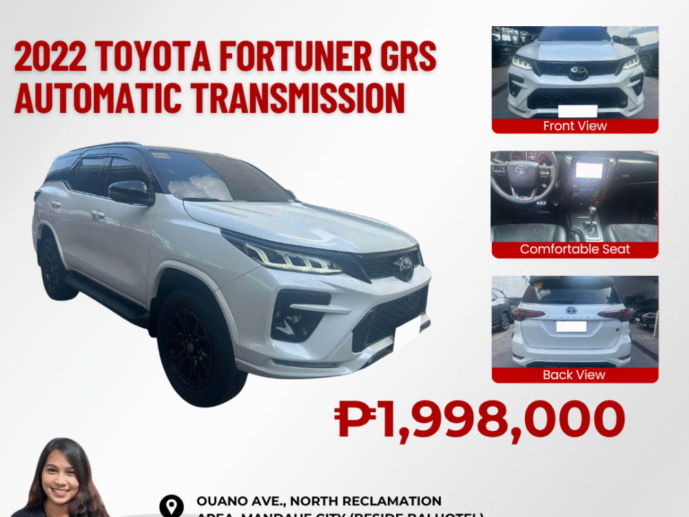 2022 TOYOTA FORTUNER GRS AUTOMATIC TRANSMISSION