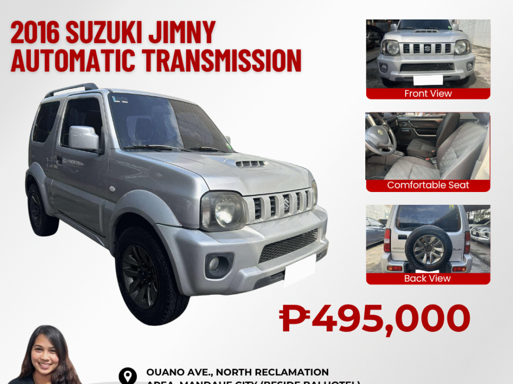 2016 SUZUKI JIMNY AUTOMATIC TRANSMISSION