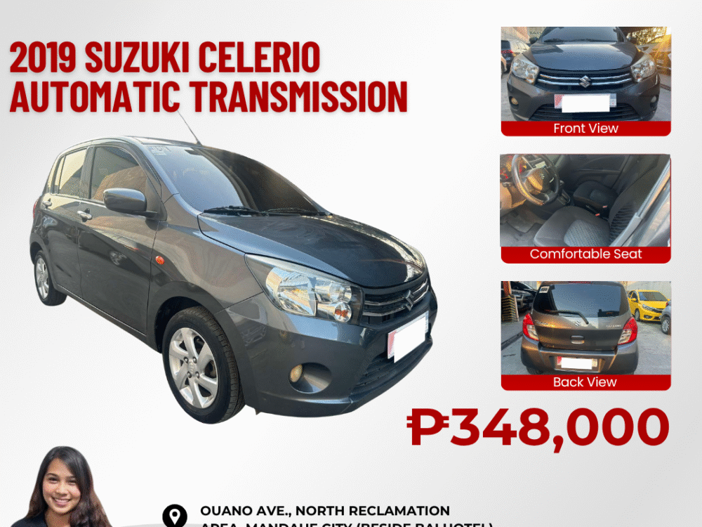 2019 SUZUKI CELERIO AUTOMATIC TRANSMISSION