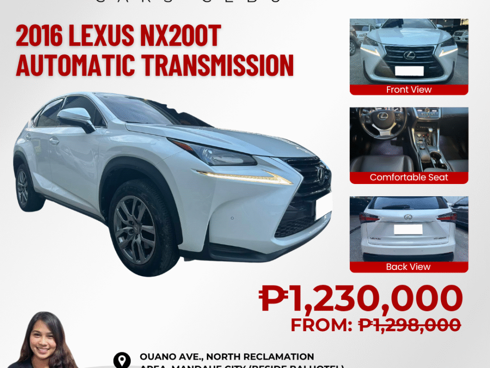 2016 LEXUS NX200T 30TKM AUTOMATIC TRANSMISSION