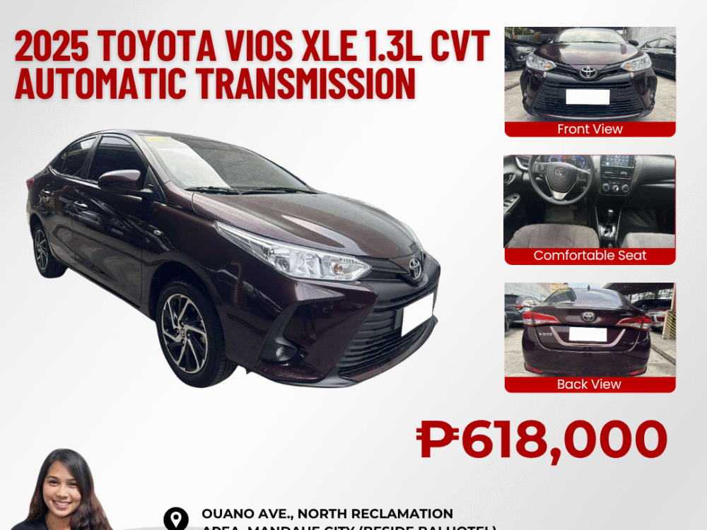 2025 TOYOTA VIOS XLE 1.3L CVT AUTOMATIC TRANSMISSION