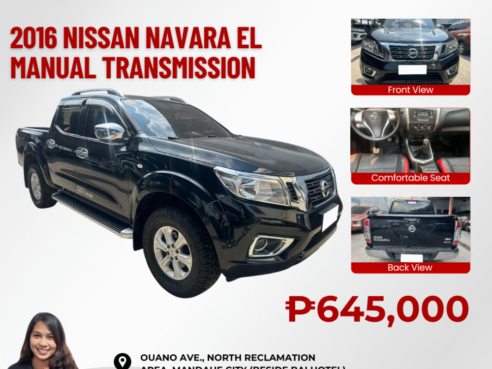 2016 NISSAN NAVARA EL MANUAL TRANSMISSION