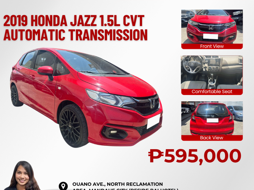 2019 HONDA JAZZ 1.5L CVT AUTOMATIC TRANSMISSION